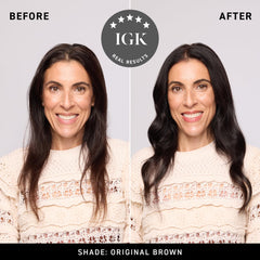 IGK color cream texture close-up showing smooth consistency and easy application