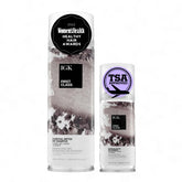 IGK bottle front packaging showing charcoal dry shampoo benefits