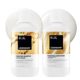 IGK front packaging showing the shampoo and conditioner duo for easy routine