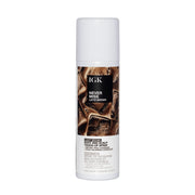 IGK front packaging showing Light Brown bottle and label provides instant root coverage