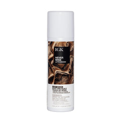 IGK front packaging showing Light Brown bottle and label provides instant root coverage