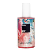 IGK Velvet Muse front bottle view shows sleek design and travel-friendly size