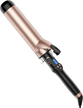 IKV front view of 2 inch curling iron showing ergonomic design and easy grip