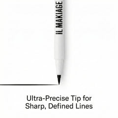 Il Makiage close-up of super-fine tip for precise lines and steady application