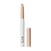 ILIA Eye Stylus front view showing slim shimmer stick and cap, easy application