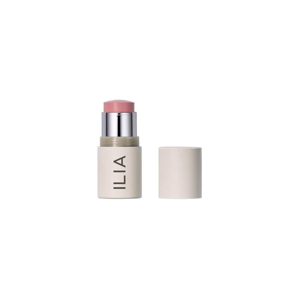 ILIA front packaging of multi-stick showing shade and compact benefit