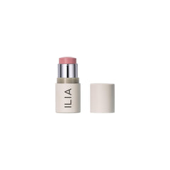 ILIA front packaging of multi-stick showing shade and compact benefit