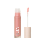 ILIA front packaging showing porcelain gloss and sleek bottle, highlights elegant design and portability