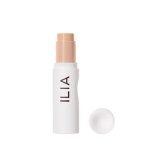 ILIA front stick view showing sleek tube and shade Tupelo 9N benefits coverage