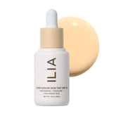 ILIA front bottle showing clean design and lightweight benefits