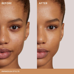 ILIA texture on hand showing dewy drop and hydration boost