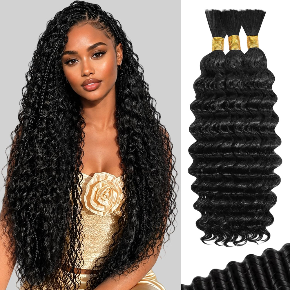 ILJAVIA front packaging showing three bundled boho braiding hair, professional presentation benefit