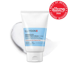 Illiyoon cream texture close-up demonstrating rich, hydrating consistency and fast absorption