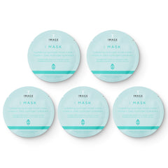 IMAGE Skincare front packaging showing five hydrating hydrogel sheet masks, quick hydration