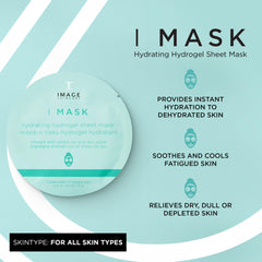 IMAGE Skincare single unboxed sheet mask laid flat, easy single-use treatment