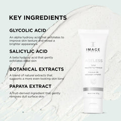 IMAGE Skincare masque being applied with finger demonstrating even coverage and ease of use