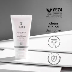 IMAGE Skincare micro-crystals in the masque visible to illustrate gentle buffing action