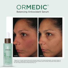 IMAGE Skincare serum texture close-up showing lightweight absorption and soothing feel