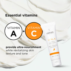 IMAGE Skincare ingredient label highlighting vitamins and ceramides