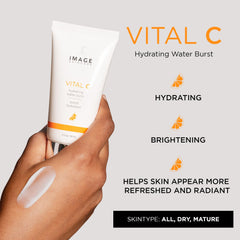 IMAGE Skincare close-up of gel texture highlighting lightweight absorbency