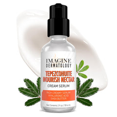 Imagine Dermatology product front packaging showing bottle and label, clear branding benefit