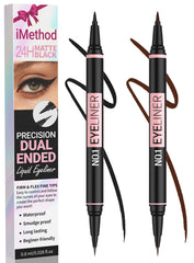 iMethod dual-ended pen front view showing both tips for versatile looks