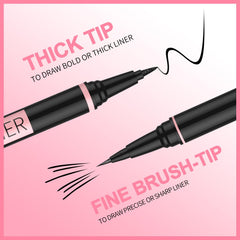 iMethod thick tip detail demonstrating fast filling and bold wing shaping