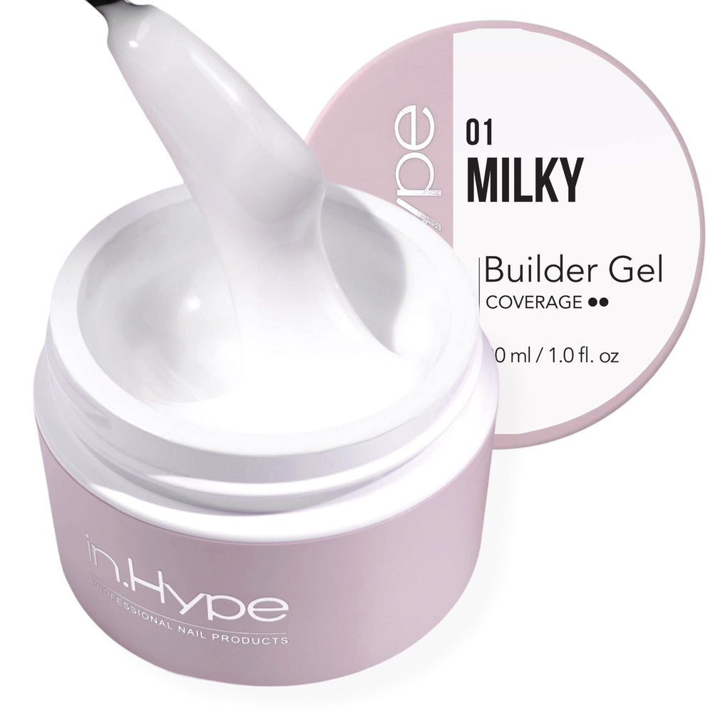 IN.HYPE jar front view showing product label and professional packaging benefit