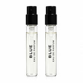 In1mart front view of two Bleu sample vials showing packaging and portability benefit