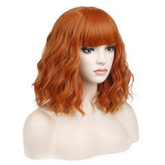 incohair side profile with soft curly waves showcasing natural movement benefit: flattering silhouette