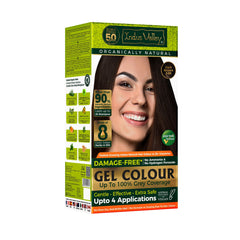 Indus Valley front packaging showing dark brown gel dye and benefits