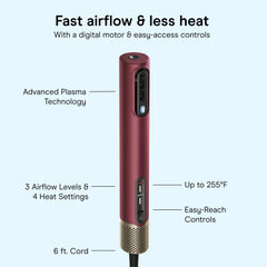 INFINITIPRO by Conair drying wand in action speeding up wet-to-dry time