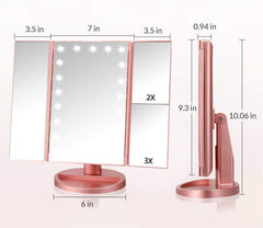 Infitrans 3x magnification panel close detail benefit clearer view for brows and eyeliner