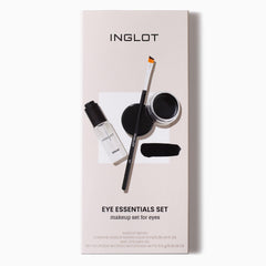 Inglot gel liner texture close-up demonstrating rich black pigmentation and smooth application