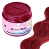 INH jar front view showing ruby red labeling and vibrant color benefit