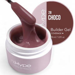 IN.HYPE Choco jar front view showing product label and tone, professional presentation