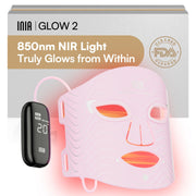 INIA mask front view showing full-face coverage and comfortable fit for at-home sessions