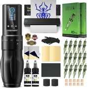 INKin kit front overview showing complete starter tools and compact case for portability