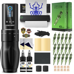 INKin kit front overview showing complete starter tools and compact case for portability