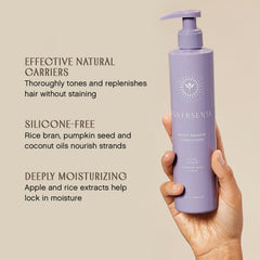 INNERSENSE 10oz bottle in hand showing size and travel-friendly benefit