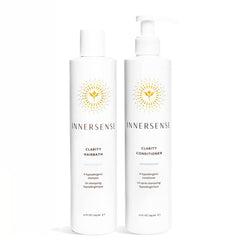 INNERSENSE Clarity duo front packaging showing clean, hypoallergenic design and benefits