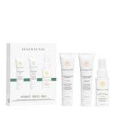 INNERSENSE travel set front view showing three 2 oz bottles and labels