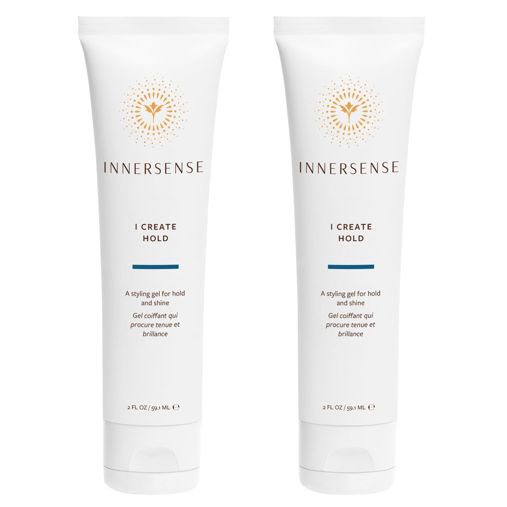 INNERSENSE front packaging showing two 2oz gel jars and product benefit