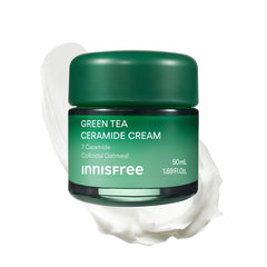 innisfree jar front view showing hydrating rescue cream for immediate barrier support