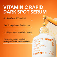 innisfree serum and cream on vanity portraying daily routine boost