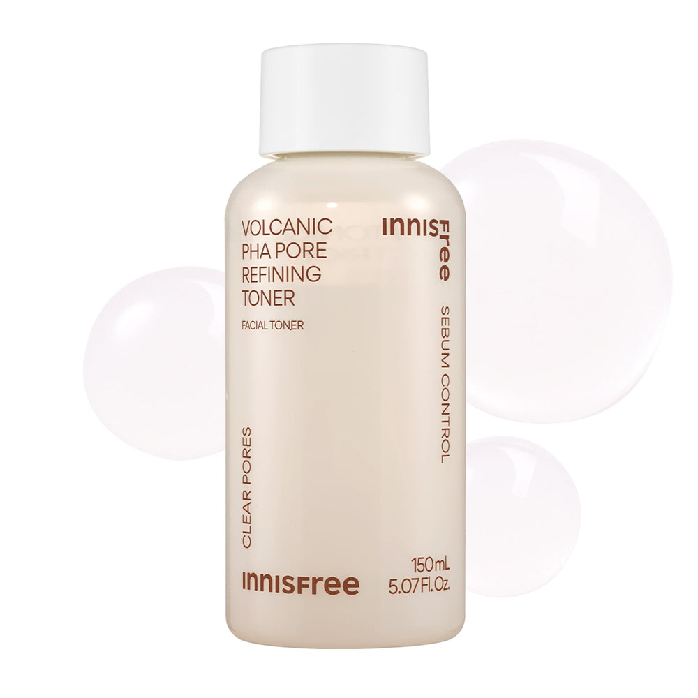 innisfree front bottle shot showing clean label and benefits