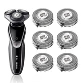 innobeaut front packaging showing six replacement heads and compatibility labels; easy replacement benefit