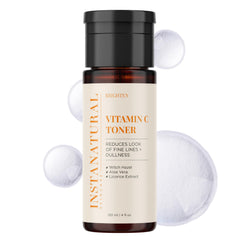 InstaNatural back label close-up highlighting ingredient list benefits