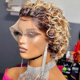 INSTASTYLE front view showing natural ombre and realistic hairline benefit
