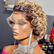 INSTASTYLE front view showing natural ombre and realistic hairline benefit